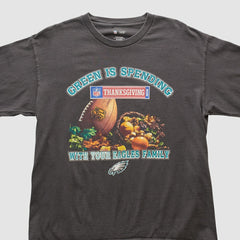 Philadelphia Eagles NFL 2008 Long Sleeve T-shirt Charcoal Vintage