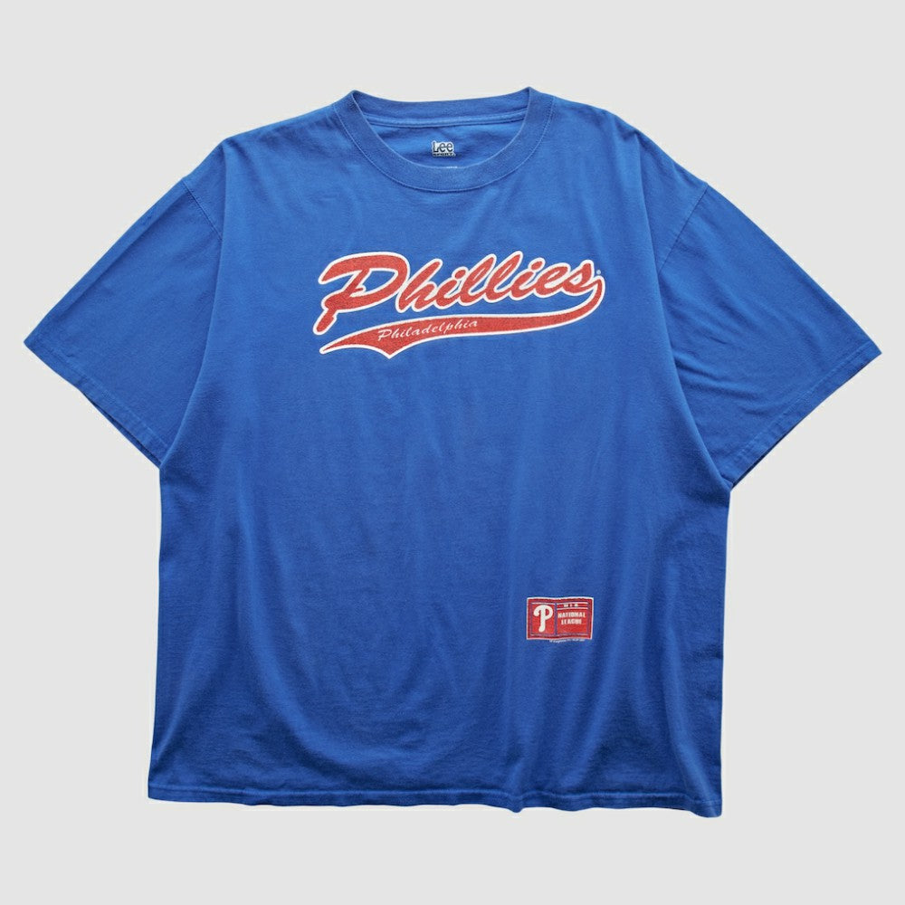 Philadelphia Phillies Lee Sport 2000s T-shirt - Blue - 2XL by Fanatics Real Vintage T-shirts