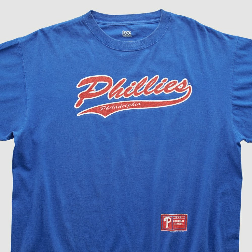Philadelphia Phillies Lee Sport 2000s T-shirt - Blue - 2XL by Fanatics Real Vintage T-shirts