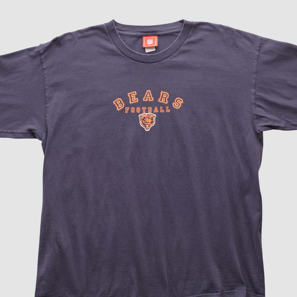 Chicago Bears NFL 2000s Long Sleeve T-shirt Navy Vintage