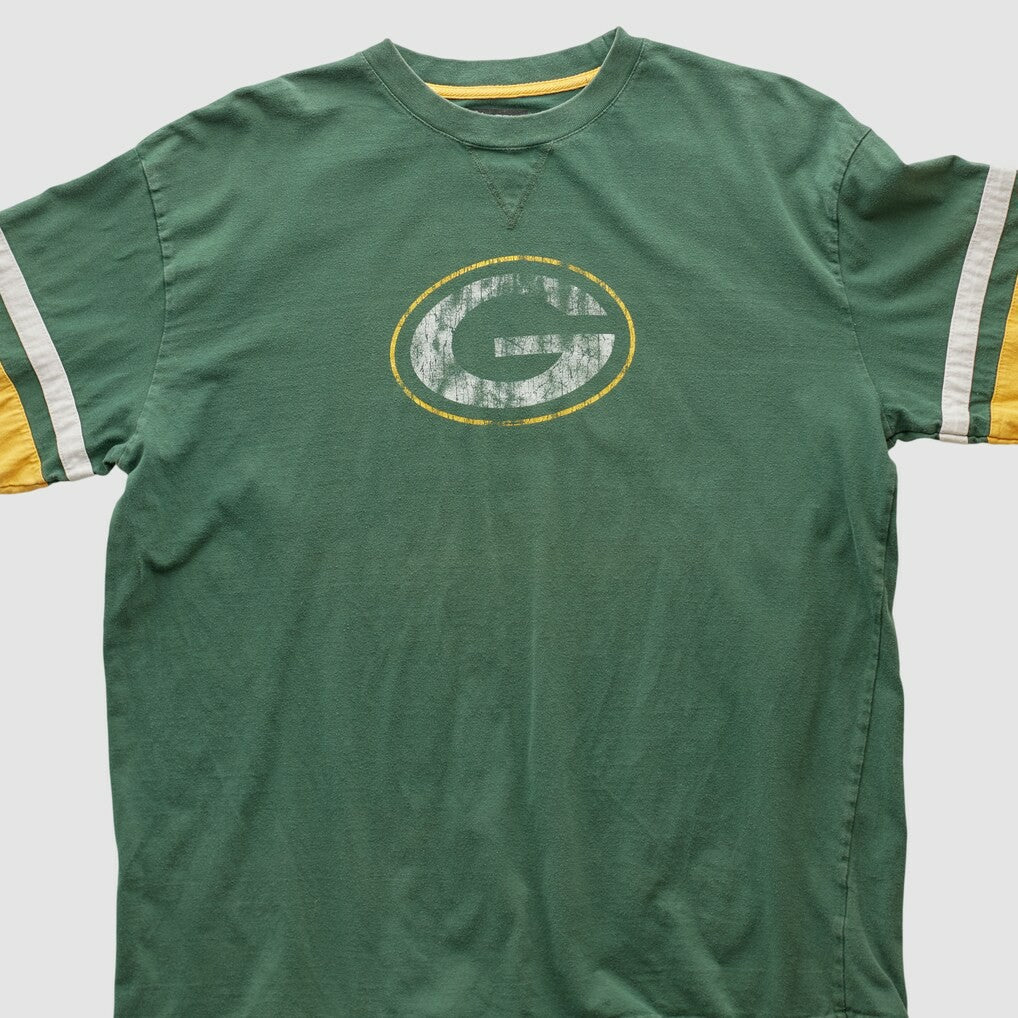 Green Bay Packers NFL 2010s Long Sleeve T-shirt Green Vintage
