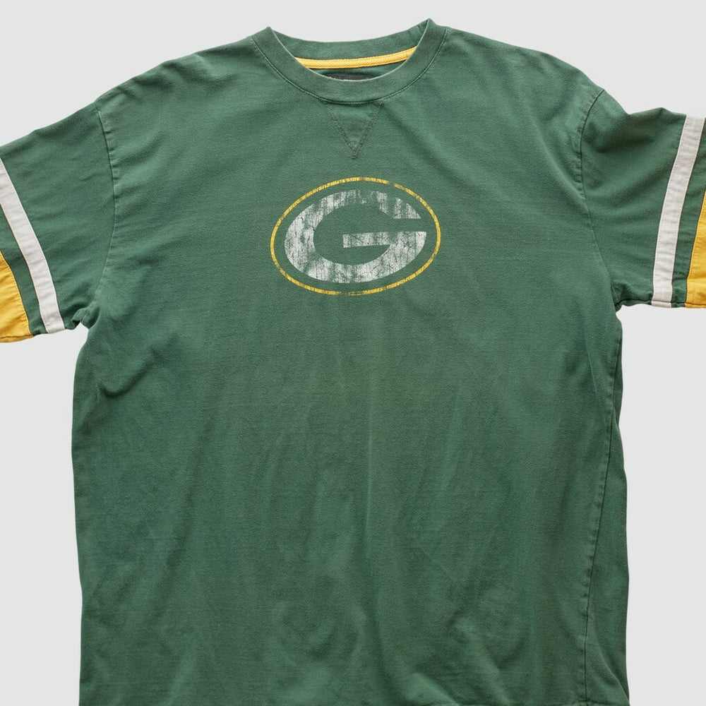 Green Bay Packers NFL 2010s Long Sleeve T-shirt Green Vintage