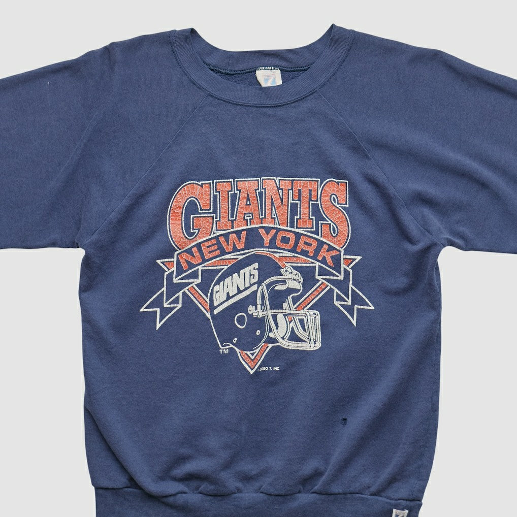New York Giants Logo Athletic 90s Pullover Sweatshirt Navy Vintage