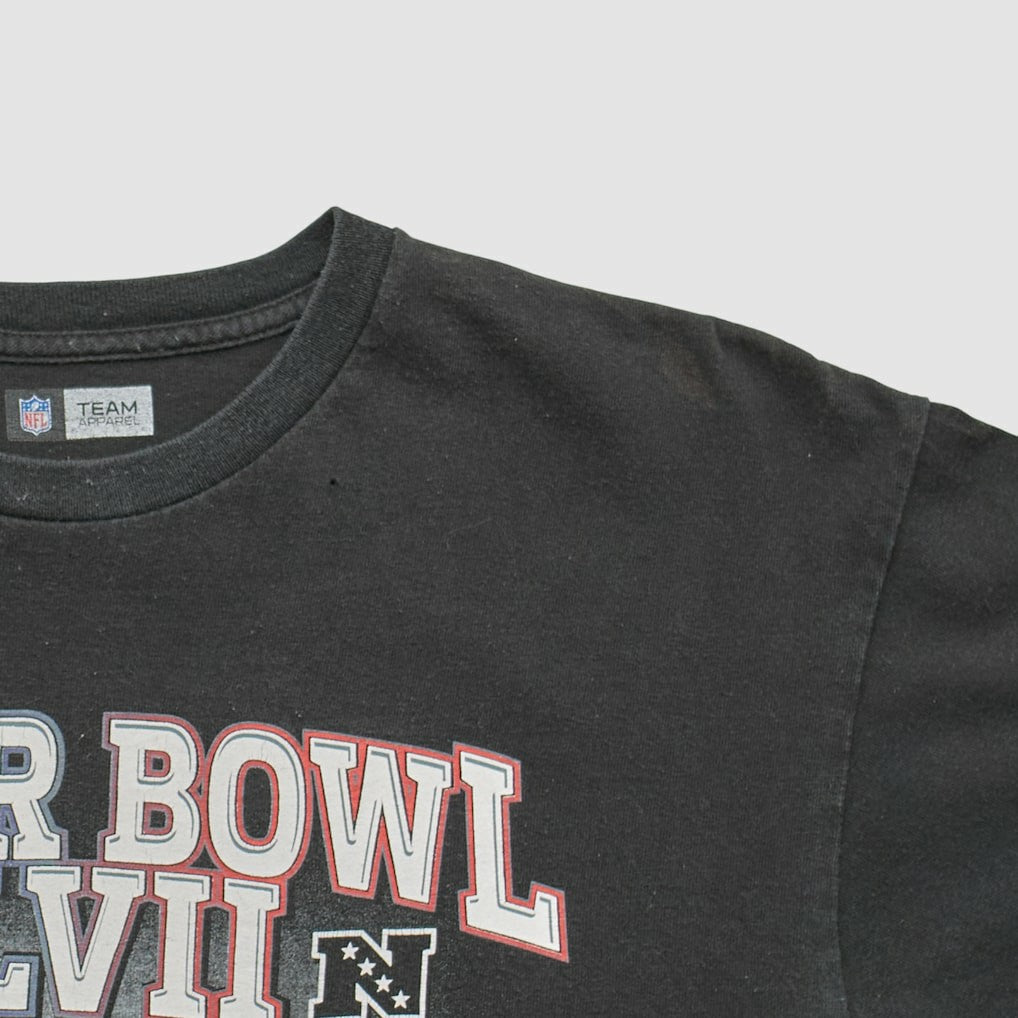 Superbowl XLVII NFL 2013 T-shirt Black Vintage