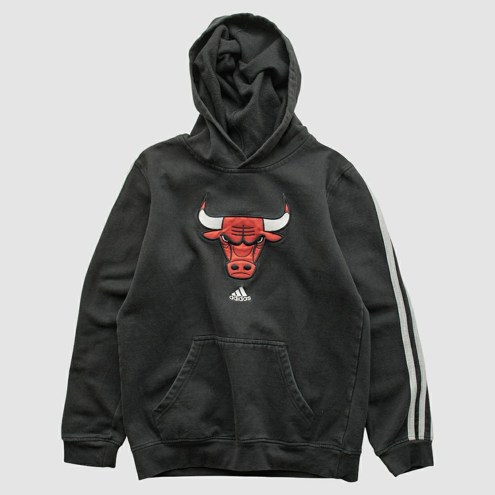 Chicago Bulls 2010s Hooded Sweatshirt Black Vintage