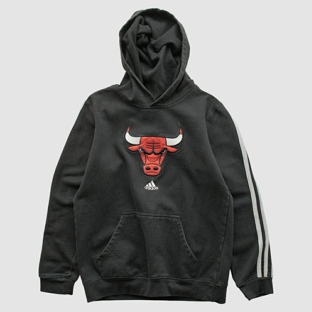 Chicago Bulls 2010s Hooded Sweatshirt Black Vintage