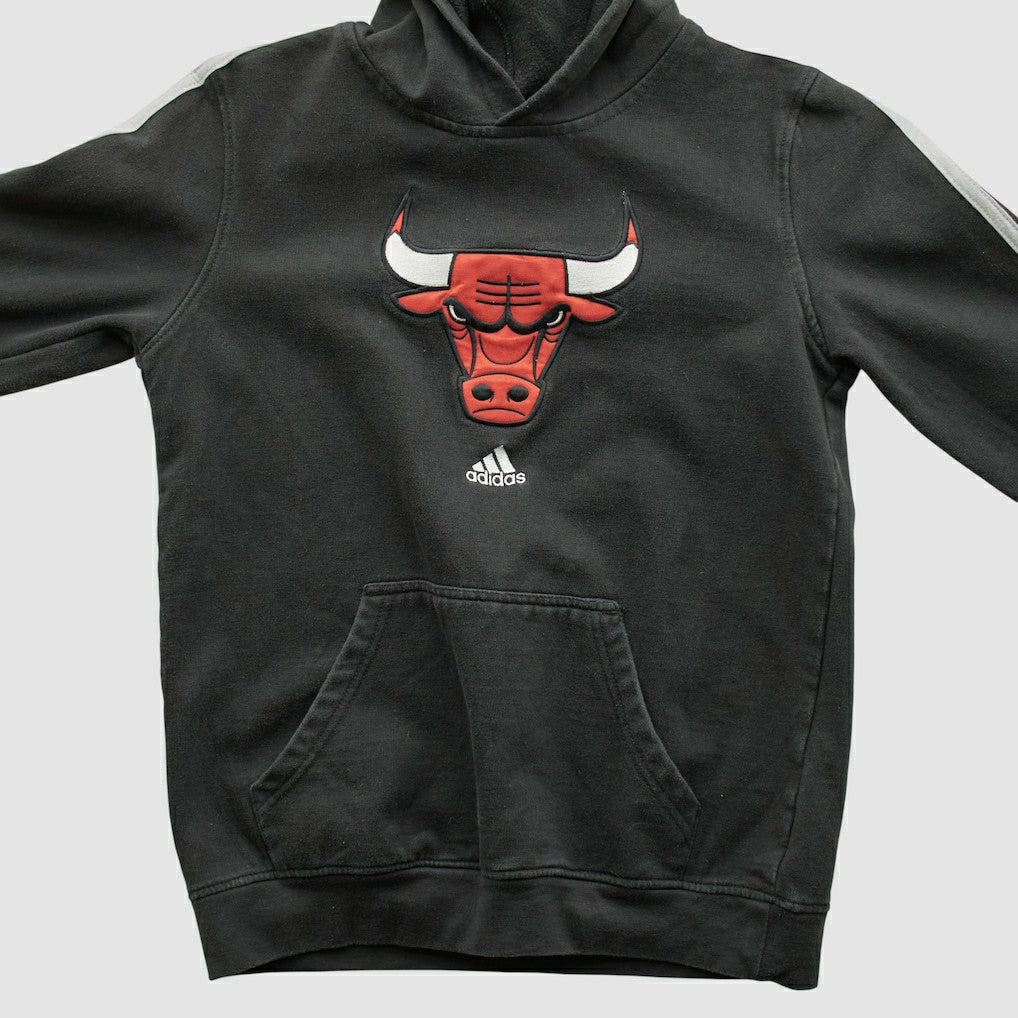 Chicago Bulls 2010s Hooded Sweatshirt Black Vintage