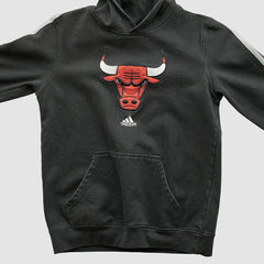Chicago Bulls 2010s Hooded Sweatshirt Black Vintage