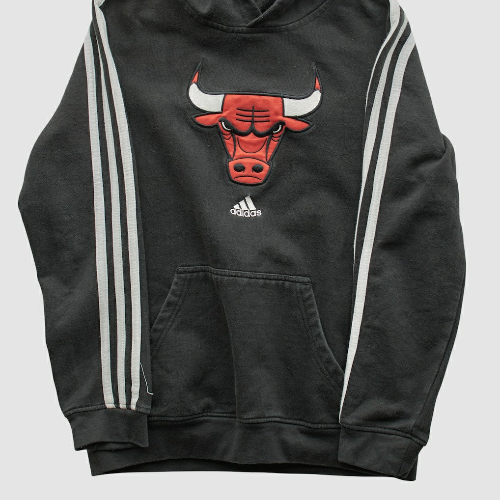 Chicago Bulls 2010s Hooded Sweatshirt Black Vintage