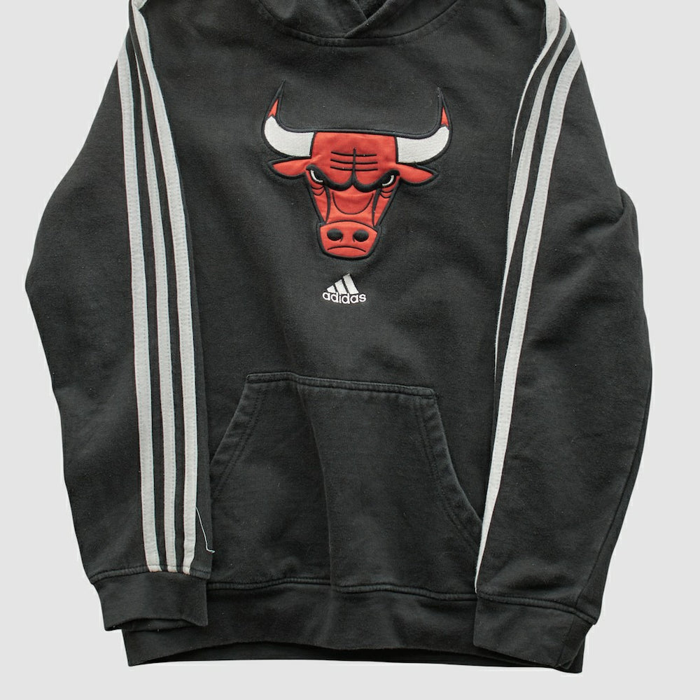 Chicago Bulls 2010s Hooded Sweatshirt Black Vintage
