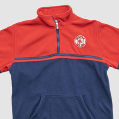 Boston Red Sox MLB 2000s 1/4 Zip Sweatshirt - Red - S by Fanatics Real Vintage Sweatshirts