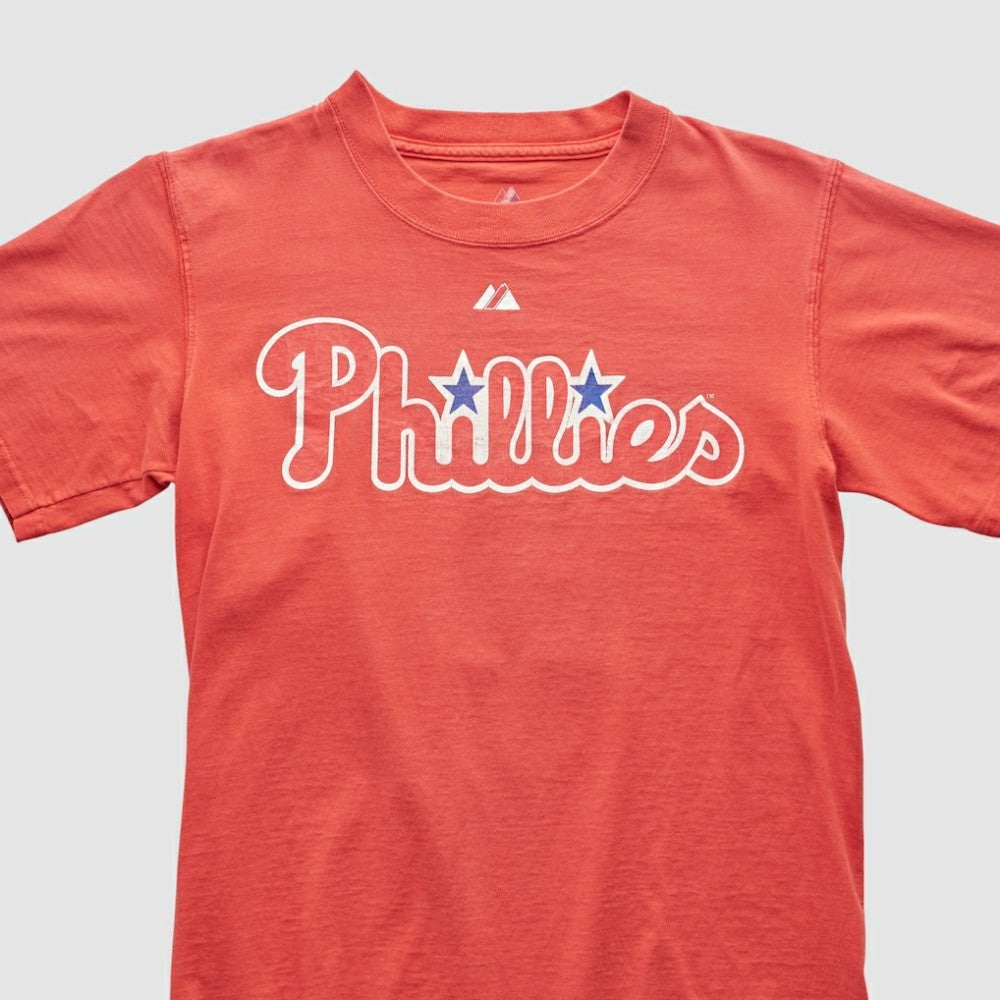 Philadelphia Phillies Majestic 2009 T-shirt - Red - S by Fanatics Real Vintage T-shirts
