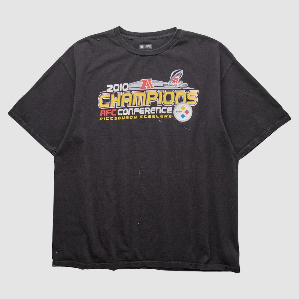Pittsburgh Steelers NFL 2010 T-shirt Black Vintage