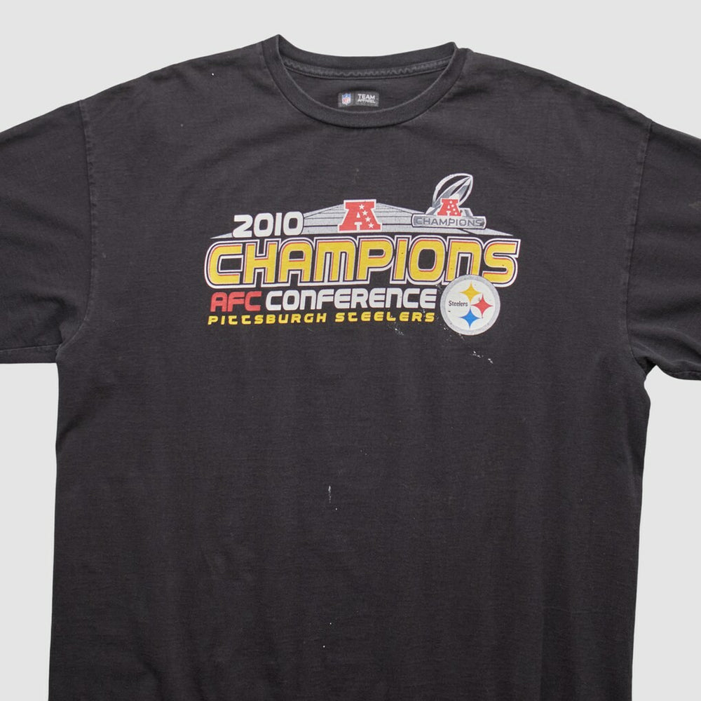 Pittsburgh Steelers NFL 2010 T-shirt Black Vintage