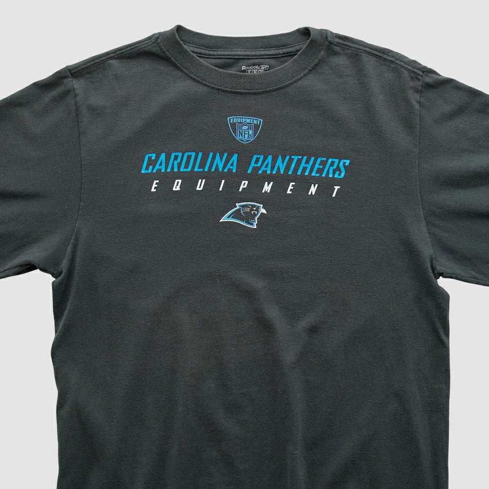 Carolina Panthers Reebok 2000s Long Sleeve T-shirt Black Vintage