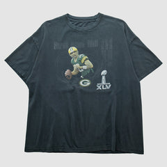 Green Bay Packers Reebok 2011 T-shirt Charcoal Vintage