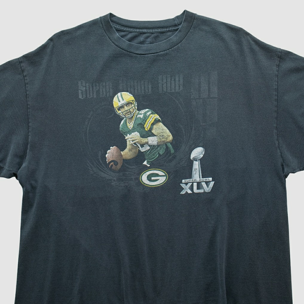 Green Bay Packers Reebok 2011 T-shirt Charcoal Vintage