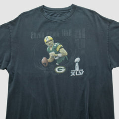 Green Bay Packers Reebok 2011 T-shirt Charcoal Vintage