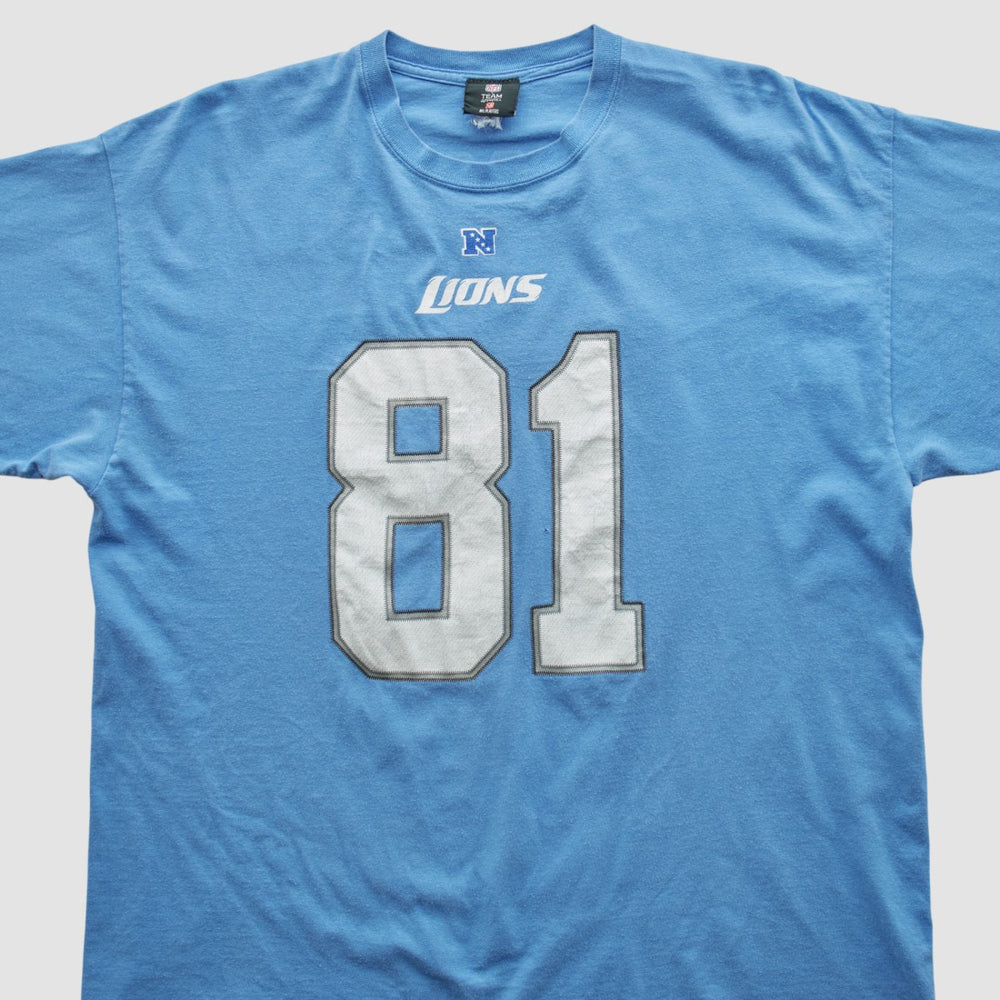 Detroit Lions NFL 2010s T-shirt Light Blue Vintage