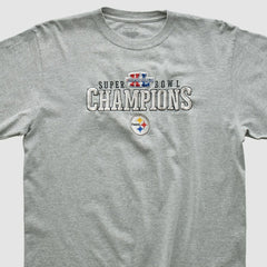 Pittsburgh Steelers Reebok 2006 Long Sleeve T-shirt Gray Vintage