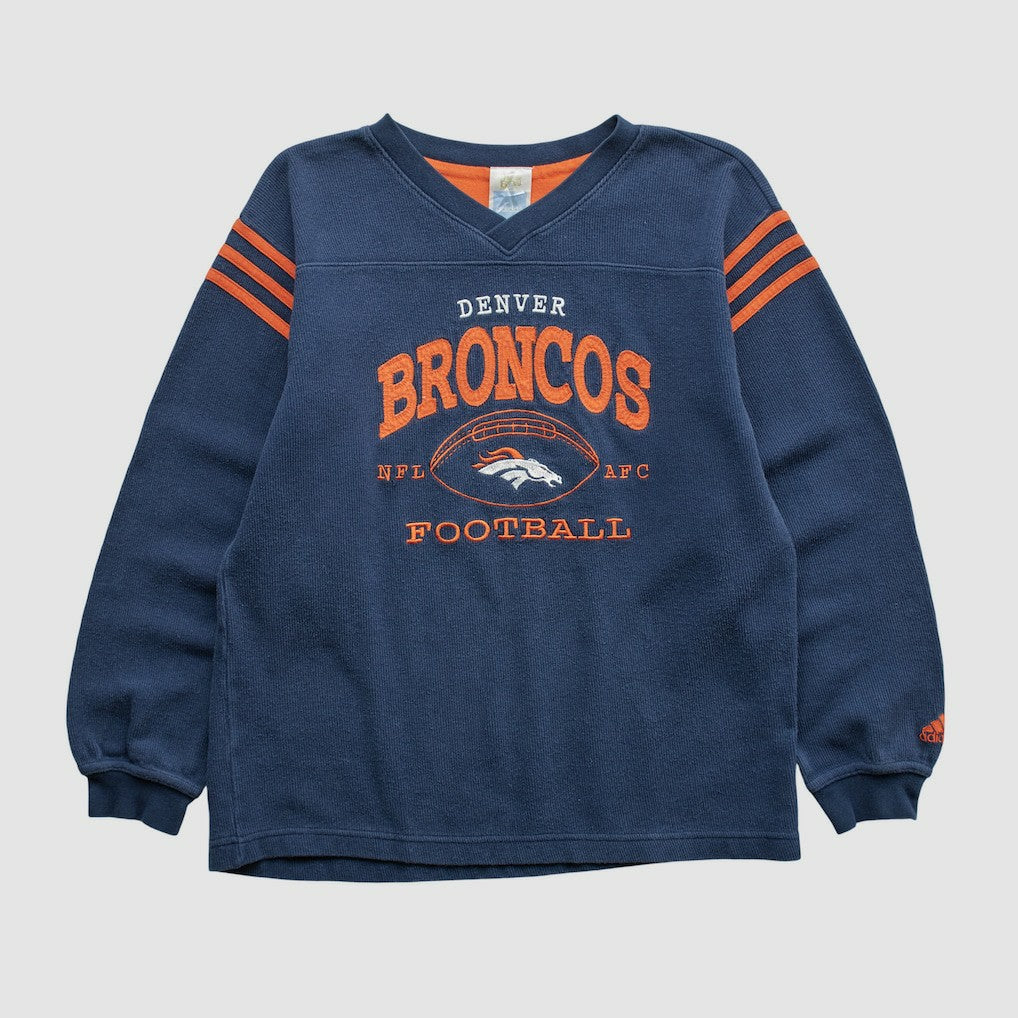 Denver Broncos 2000s Pullover Sweatshirt Navy Vintage