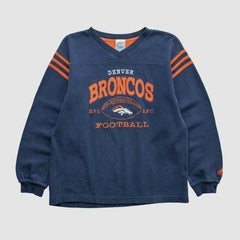 Denver Broncos 2000s Pullover Sweatshirt Navy Vintage