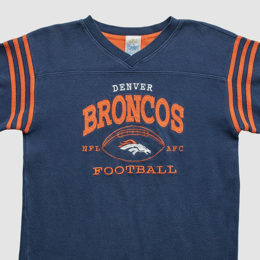 Denver Broncos 2000s Pullover Sweatshirt Navy Vintage
