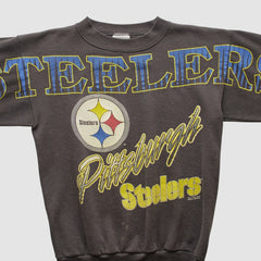 Pittsburgh Steelers Tultex 1994 Pullover Sweatshirt Charcoal Vintage