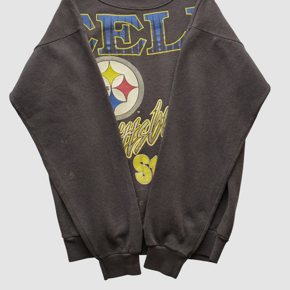 Pittsburgh Steelers Tultex 1994 Pullover Sweatshirt Charcoal Vintage