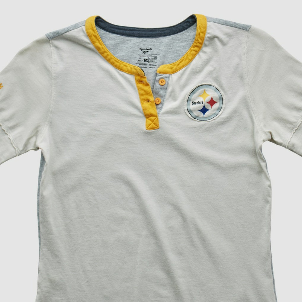 Pittsburgh Steelers Reebok 2000s T-shirt White Vintage