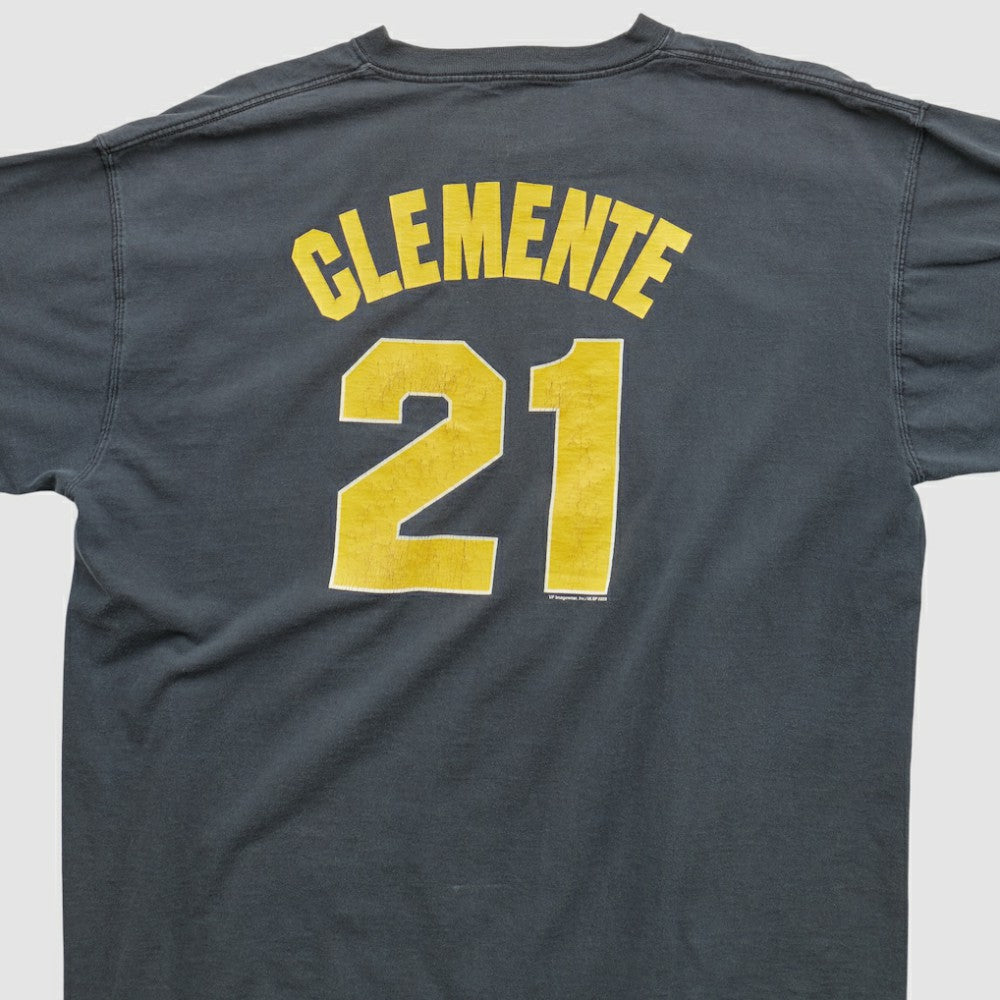 Pittsburgh Pirates Majestic 2000s T-shirt - Charcoal - 3XL by Fanatics Real Vintage T-shirts