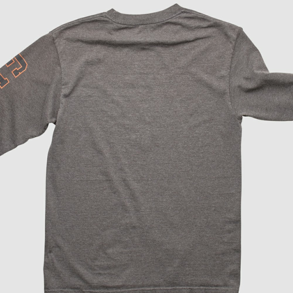 San Francisco Giants MLB 2000s Long Sleeve T-shirt - Dark Heather Gray - S by Fanatics Real Vintage T-shirts