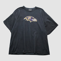 Baltimore Ravens Reebok 2000s T-shirt Black Vintage