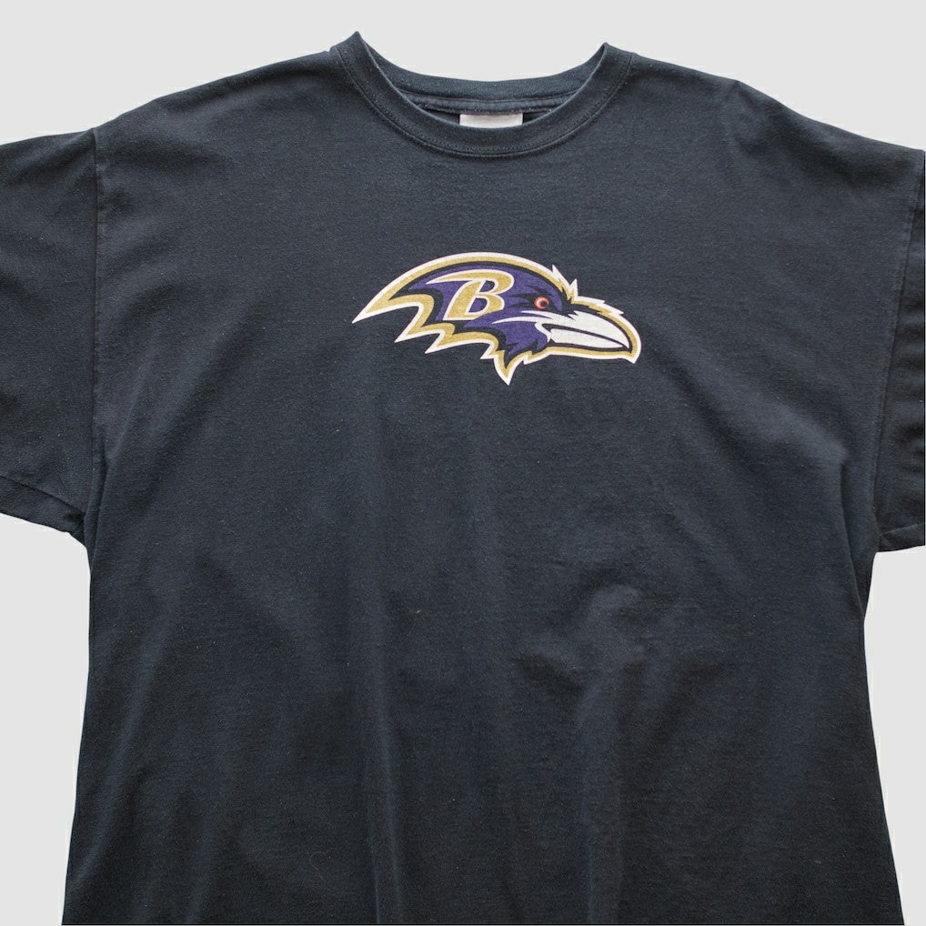 Baltimore Ravens Reebok 2000s T-shirt Black Vintage