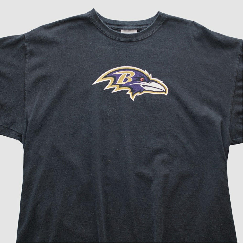 Baltimore Ravens Reebok 2000s T-shirt Black Vintage