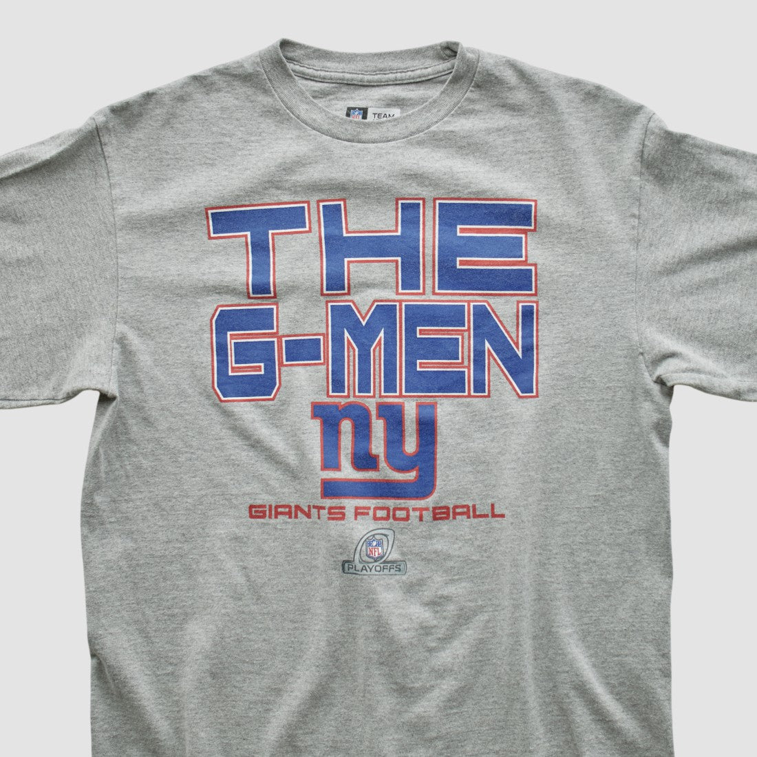New York Giants NFL 2010s Long Sleeve T-shirt Heather Gray Vintage