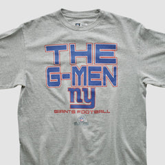 New York Giants NFL 2010s Long Sleeve T-shirt Heather Gray Vintage