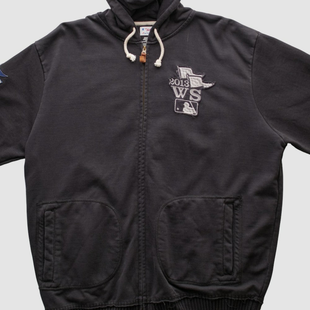 Boston Red Sox Majestic 2013 Hooded Full Zip Sweatshirt - Black - 2XL by Fanatics Real Vintage Sweatshirts