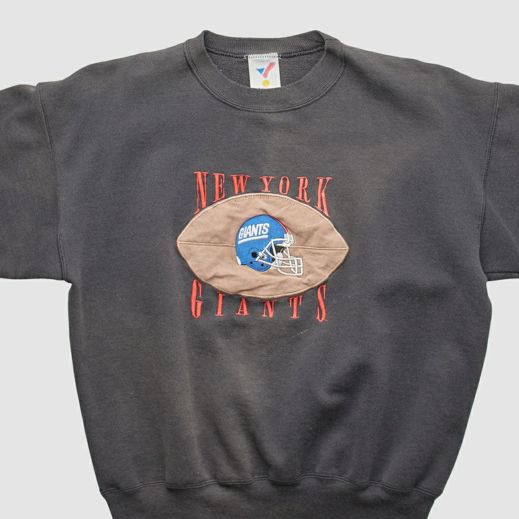 New York Giants Artex Sportswear 90s Pullover Sweatshirt Charcoal Vintage