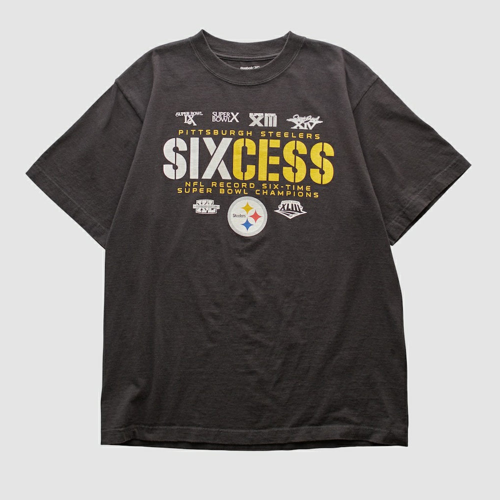 Pittsburgh Steelers Reebok 2009 T-shirt Black Vintage