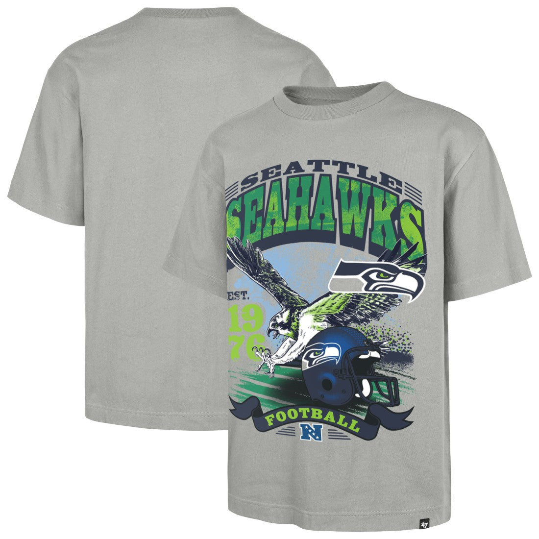 Seattle Seahawks '47 Regional Foundation T-Shirt Gray