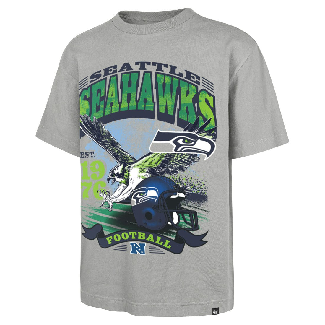 Seattle Seahawks '47 Regional Foundation T-Shirt Gray