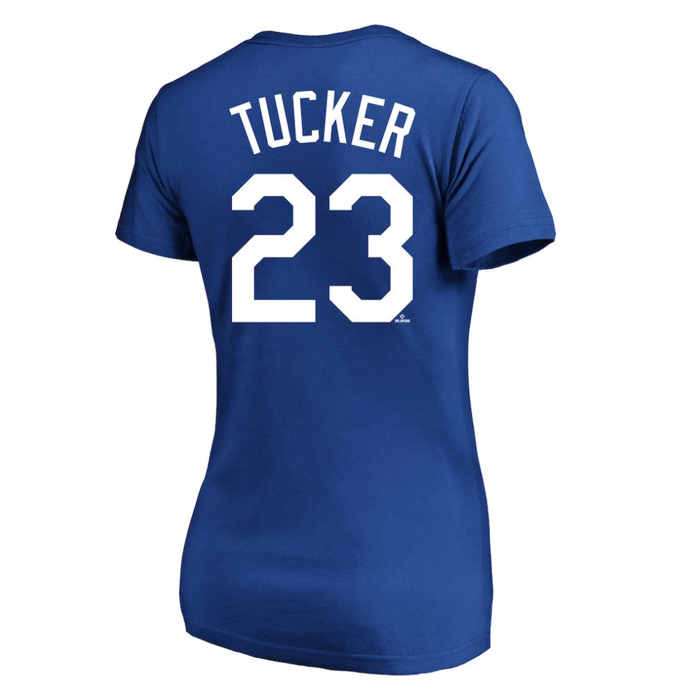 Kyle Tucker Los Angeles Dodgers Profile Women's Plus Size Name & Number V-Neck T-Shirt - Royal T-shirts
