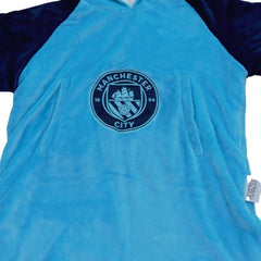 Manchester City Unisex Character World Hugzee Hoodie Blue