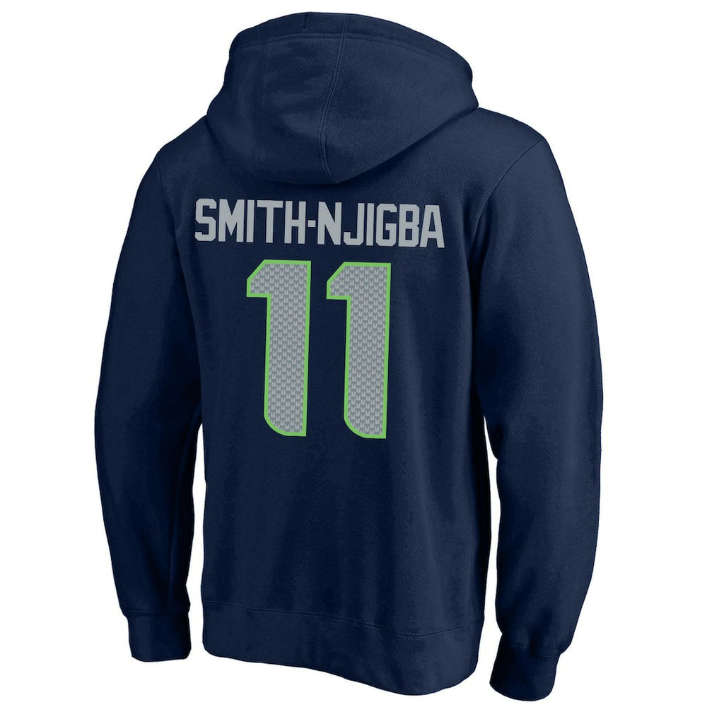 Jaxon Smith-Njigba Seattle Seahawks Super Bowl LX Champions Big & Tall Name & Number Fleece Hoodie College Navy