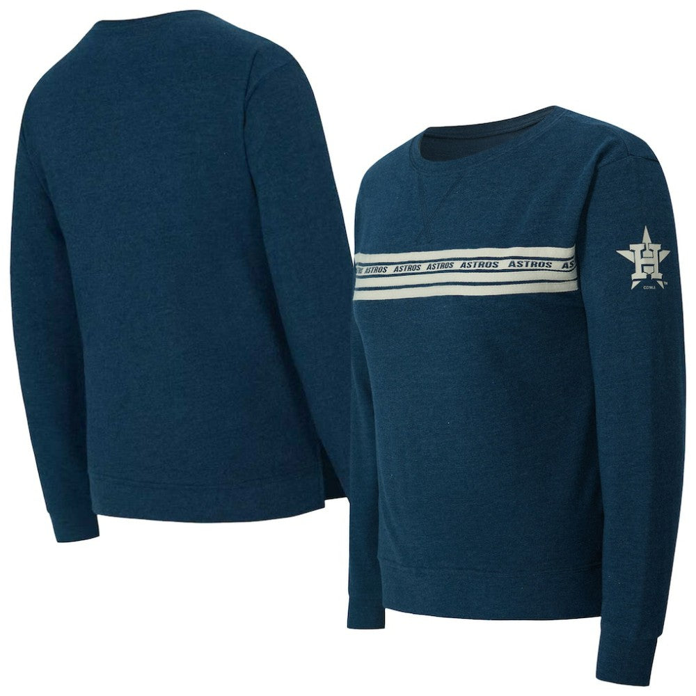 Houston Astros Concepts Sport Women's Birch French Terry Long Sleeve T-Shirt - Navy T-shirts