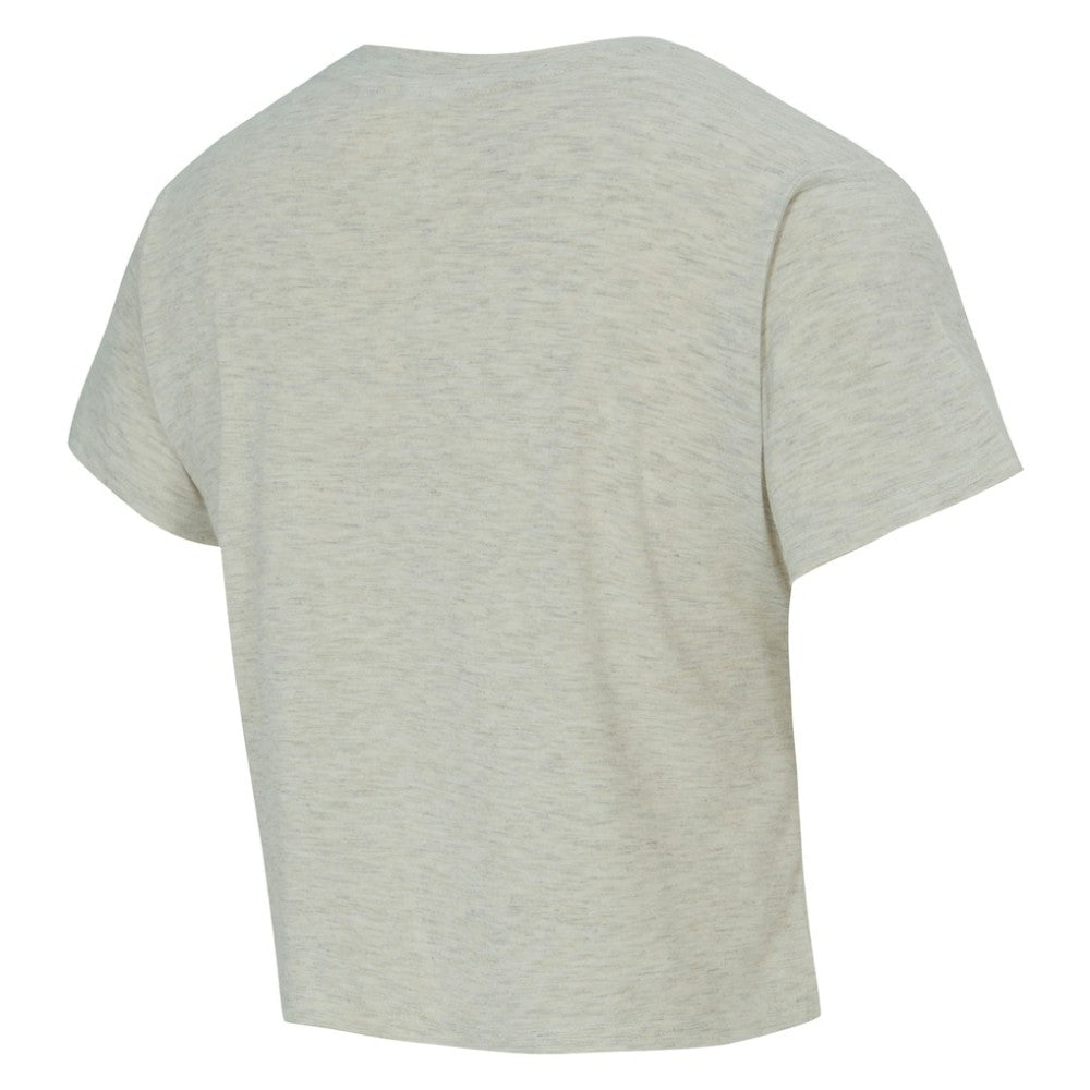Detroit Tigers Concepts Sport Women's Birch Cropped T-Shirt - Cream T-shirts