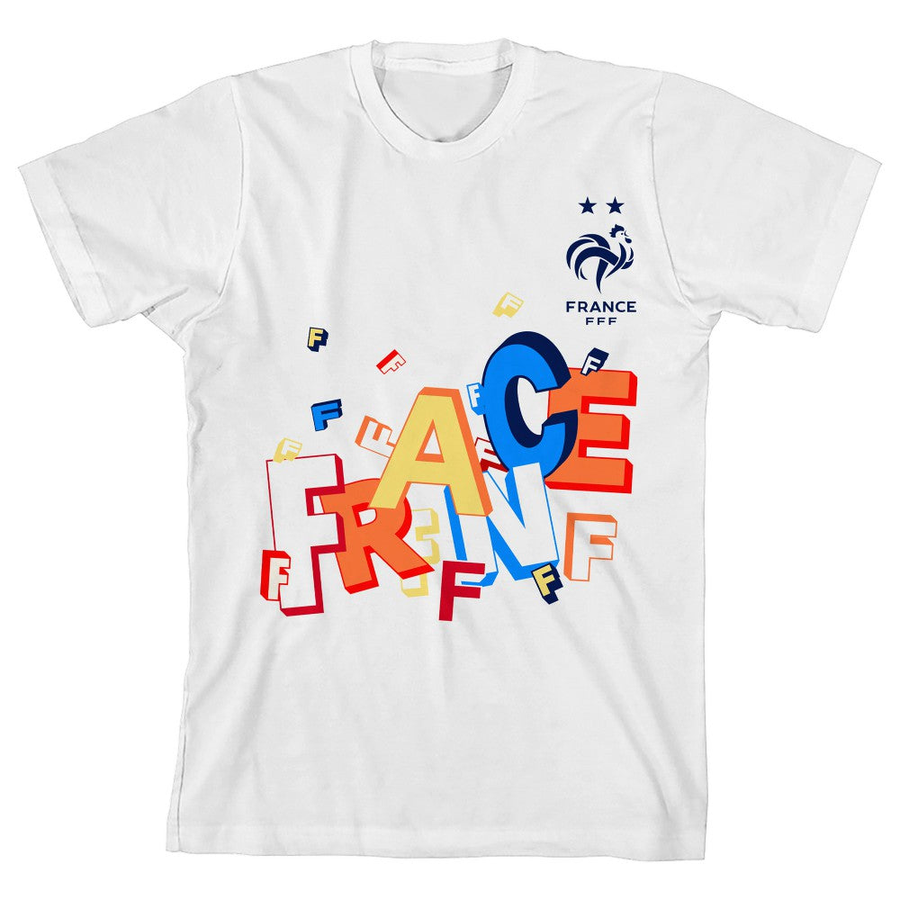 France National Team Youth FFF T-Shirt White sale