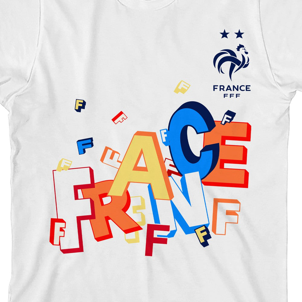 France National Team Youth FFF T-Shirt White sale