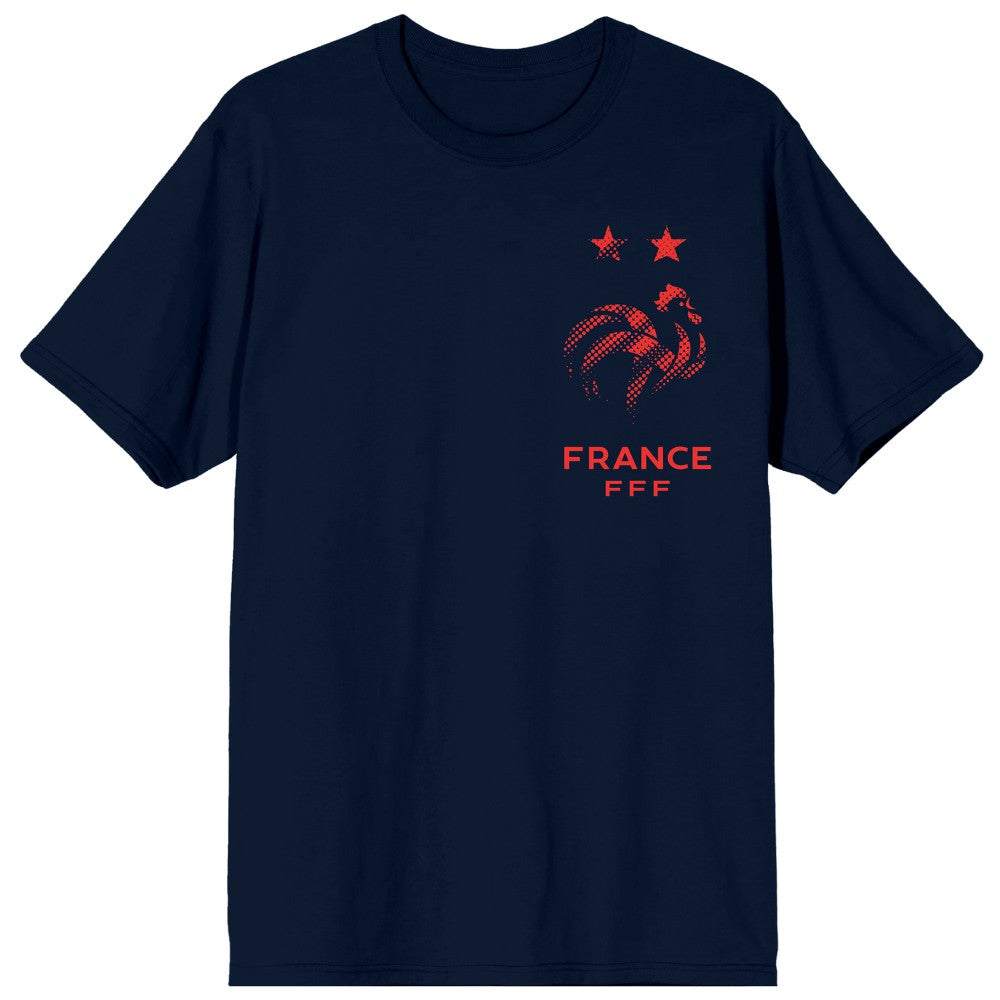 France National Team Vibrez Blues T-Shirt Navy
